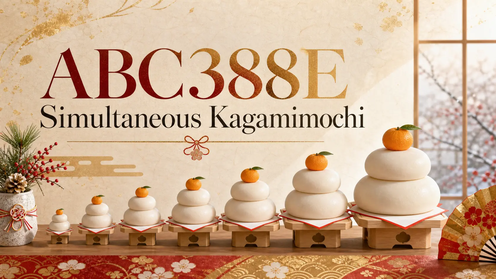 AtCoder 🟡 ABC388E Simultaneous Kagamimochi