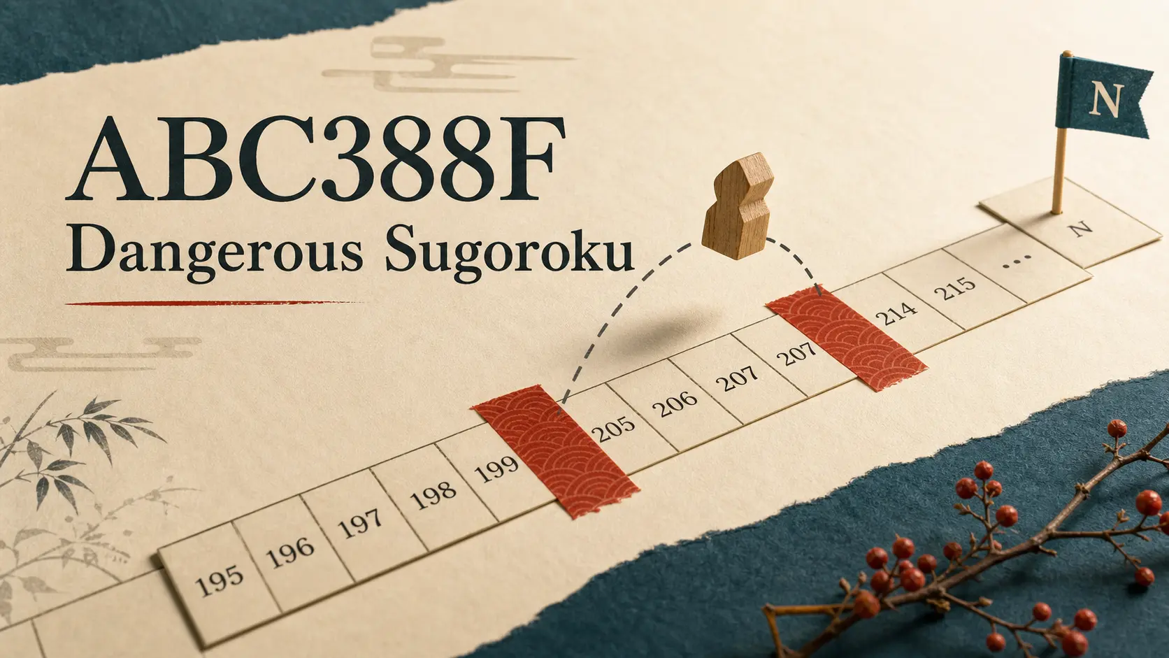 AtCoder 🔵 ABC388F Dangerous Sugoroku