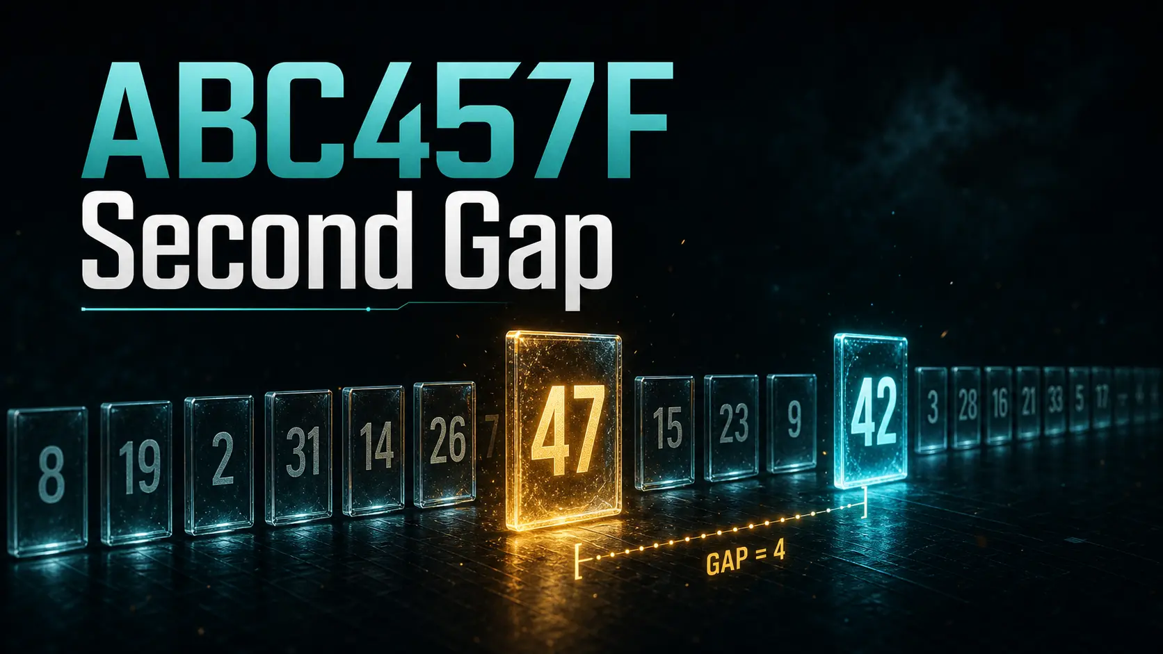 AtCoder 🔵 ABC457F Second Gap
